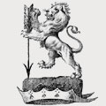 Brisbon family crest, coat of arms