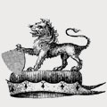 Bispham family crest, coat of arms