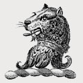 Izacke family crest, coat of arms