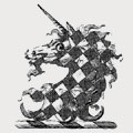 Sherburne family crest, coat of arms