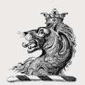 Pechey family crest, coat of arms