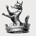 Preston family crest, coat of arms