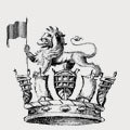 Mudie family crest, coat of arms