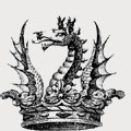 Butterfield family crest, coat of arms