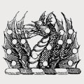 Barham family crest, coat of arms