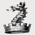 Deynes family crest, coat of arms