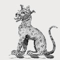 Tilghman-Huskisson family crest, coat of arms
