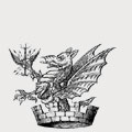 Strickson family crest, coat of arms