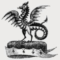 Hunloke family crest, coat of arms