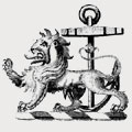 Delmé-Radcliffe family crest, coat of arms