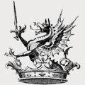 Eyton family crest, coat of arms
