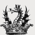 Codrington family crest, coat of arms