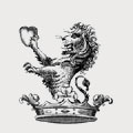 Heart family crest, coat of arms