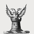 Vanden-Bempde-Johnstone family crest, coat of arms