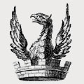 Barker family crest, coat of arms