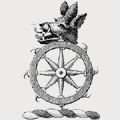 Lidcott family crest, coat of arms