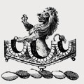 Vanbrug family crest, coat of arms