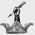 Tisdall family crest, coat of arms
