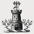 Thwaites family crest, coat of arms