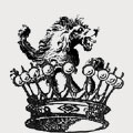 Metivier family crest, coat of arms