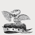 Buckingham family crest, coat of arms