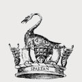 Brenton family crest, coat of arms