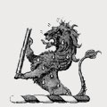 Batt family crest, coat of arms