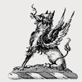 Benyon family crest, coat of arms