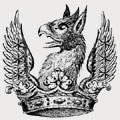 Corey family crest, coat of arms