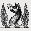 Huntingford family crest, coat of arms