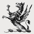 Talcott family crest, coat of arms