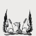 Bustard family crest, coat of arms