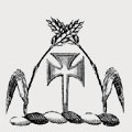 Bushe family crest, coat of arms