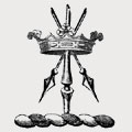 Thackeray family crest, coat of arms