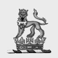 Clarence family crest, coat of arms