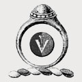 Clarke-Jervoise family crest, coat of arms