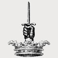 O'rourk family crest, coat of arms