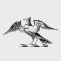 Bradbury family crest, coat of arms