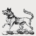 Hartshorn family crest, coat of arms