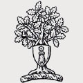 Carvalho family crest, coat of arms