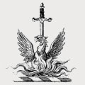 Baddeley family crest, coat of arms