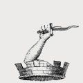 Tatlock family crest, coat of arms