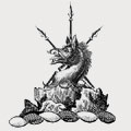 Llewellyn family crest, coat of arms