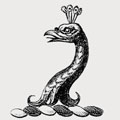 Dirwyn family crest, coat of arms
