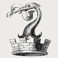 Lydall family crest, coat of arms