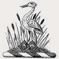 Peat family crest, coat of arms