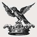 Bunnell family crest, coat of arms