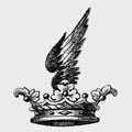 Bodenham family crest, coat of arms