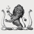 Allhusen family crest, coat of arms