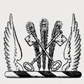D'osten-Möller family crest, coat of arms
